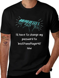 Piano Birthday Password Pianist Keyboard Melody Classic Cotton Tee – Unisex Comfort For Any Season
