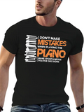 Piano Player, Musik Motivation , Keyboard Classic Cotton Tee – Unisex Comfort For Any Season