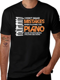 Piano Player, Musik Motivation , Keyboard Classic Cotton Tee – Unisex Comfort For Any Season