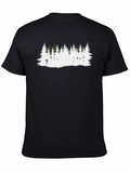 Pine Trees Classic Cotton Tee – Unisex Comfort For Any Season
