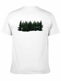 Pine Trees Classic Cotton Tee – Unisex Comfort For Any Season