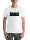 Pine Trees Classic Cotton Tee – Unisex Comfort For Any Season