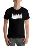 Pine Trees Classic Cotton Tee – Unisex Comfort For Any Season