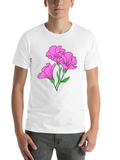 Pink Lily Floral Hand Drawn Gardening Gift Classic Cotton Tee – Unisex Comfort For Any Season