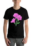 Pink Lily Floral Hand Drawn Gardening Gift Classic Cotton Tee – Unisex Comfort For Any Season