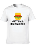 Pixel Burger Classic Cotton Tee – Unisex Comfort For Any Season