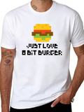 Pixel Burger Classic Cotton Tee – Unisex Comfort For Any Season