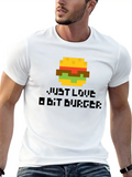 Pixel Burger Classic Cotton Tee – Unisex Comfort For Any Season