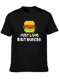 Pixel Burger Classic Cotton Tee – Unisex Comfort For Any Season