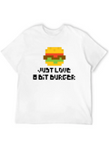 Pixel Burger Classic Cotton Tee – Unisex Comfort For Any Season