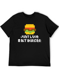 Pixel Burger Classic Cotton Tee – Unisex Comfort For Any Season