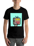 Pixel Crazy Man Classic Cotton Tee – Unisex Comfort For Any Season