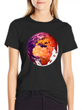 Planet Earth Classic Cotton Tee – Unisex Comfort For Any Season