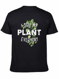Plant Based Planting Daily Habit Cool Gift Classic Cotton Tee – Unisex Comfort For Any Season