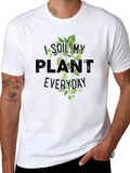 Plant Based Planting Daily Habit Cool Gift Classic Cotton Tee – Unisex Comfort For Any Season