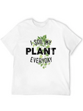 Plant Based Planting Daily Habit Cool Gift Classic Cotton Tee – Unisex Comfort For Any Season