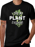 Plant Based Planting Daily Habit Cool Gift Classic Cotton Tee – Unisex Comfort For Any Season