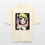 Playful Girl with Headphones