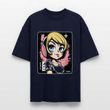 Playful Girl with Headphones