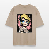 Playful Girl with Headphones