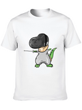 Dino Fencing Black T-Shirt