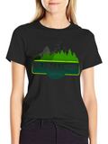 Plumas National Forest California USA Classic Cotton Tee – Unisex Comfort For Any Season
