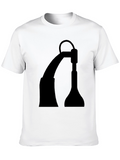 Black Silhouette Lamp Graphic Tee