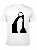 Black Silhouette Lamp Graphic Tee