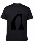 Black Silhouette Lamp Graphic Tee