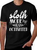 Sloth Mode Activated Graphic T-Shirt