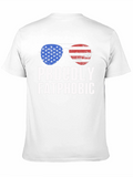 Proudly Fatphobic Patriotic Aviator T-Shirt