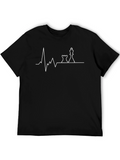 Chess Heartbeat T-Shirt - Checkmate Your Style!