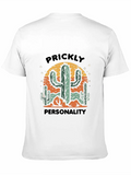 Prickly Personality Cactus Classic Cotton Tee – Unisex Comfort For Any Season