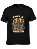 Prickly Personality Cactus Classic Cotton Tee – Unisex Comfort For Any Season