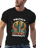 Prickly Personality Cactus Classic Cotton Tee – Unisex Comfort For Any Season