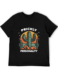 Prickly Personality Cactus Classic Cotton Tee – Unisex Comfort For Any Season