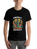 Prickly Personality Cactus Classic Cotton Tee – Unisex Comfort For Any Season