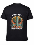 Prickly Personality Cactus Classic Cotton Tee – Unisex Comfort For Any Season