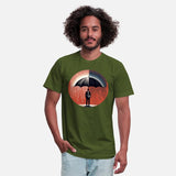 Protection in Digital Age - Umbrella Vector Art