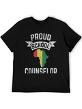 Proud School Counselor Classic Cotton Tee – Unisex Comfort For Any Season