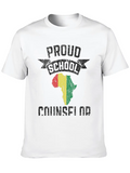 Proud School Counselor Classic Cotton Tee – Unisex Comfort For Any Season