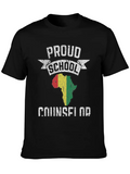 Proud School Counselor Classic Cotton Tee – Unisex Comfort For Any Season