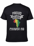 Proud School Counselor Classic Cotton Tee – Unisex Comfort For Any Season