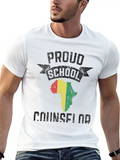 Proud School Counselor Classic Cotton Tee – Unisex Comfort For Any Season