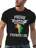 Proud School Counselor Classic Cotton Tee – Unisex Comfort For Any Season
