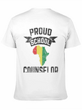 Proud School Counselor Classic Cotton Tee – Unisex Comfort For Any Season