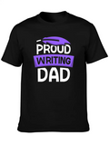 Proud Writing Dad Job Author Writer Write Classic Cotton Tee – Unisex Comfort For Any Season