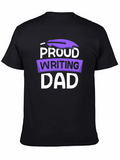 Proud Writing Dad Job Author Writer Write Classic Cotton Tee – Unisex Comfort For Any Season