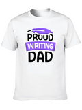 Proud Writing Dad Job Author Writer Write Classic Cotton Tee – Unisex Comfort For Any Season