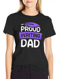 Proud Writing Dad Job Author Writer Write Classic Cotton Tee – Unisex Comfort For Any Season